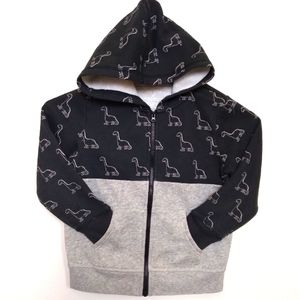 Okie Dokie Boys Dinosaur Hooded Jacket Sz.5T